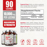 Etiqueta Biophix Methyl B-12, certificaciones y origen EE. UU.