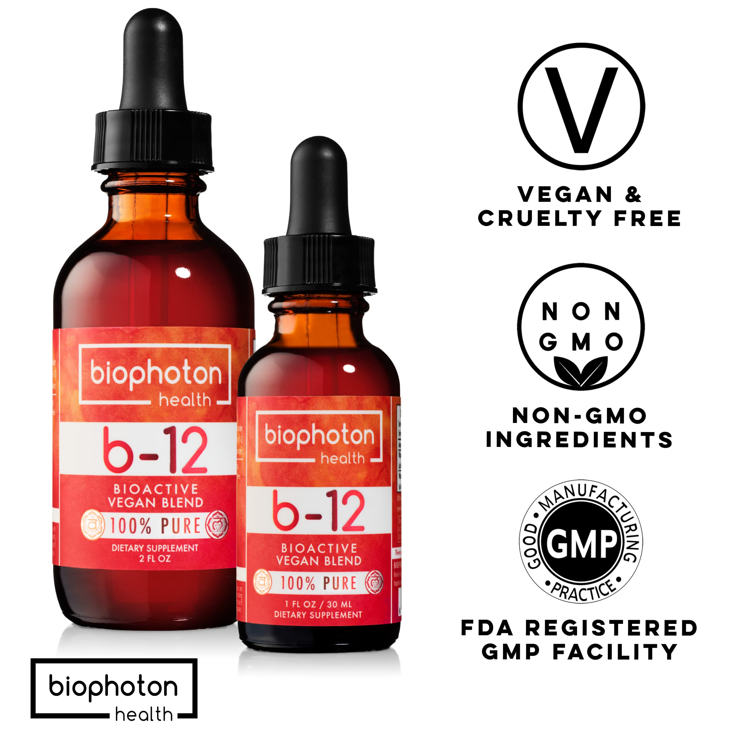 Biophoton Health Etiqueta sin sabores: opción vegana y sin conservantes