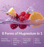 BIOptimizers Magnesio Breakthrough con 8 formas de magnesio para absorción eficiente.