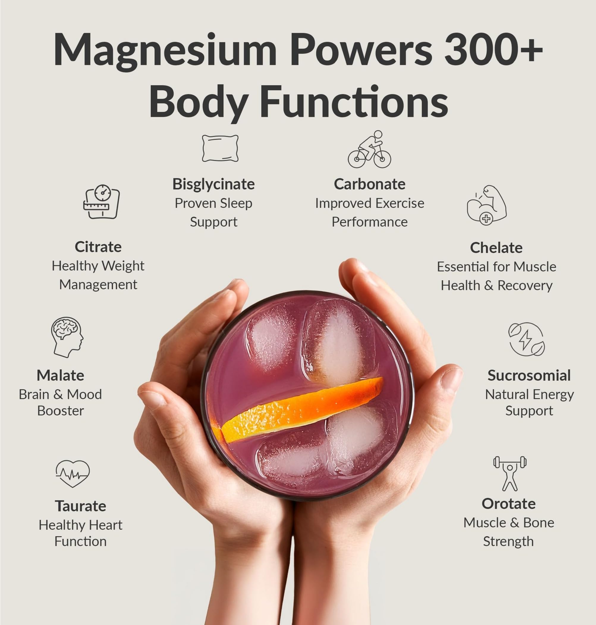 BIOptimizers Magnesio Breakthrough favorece sueño tranquilo sin melatonina.