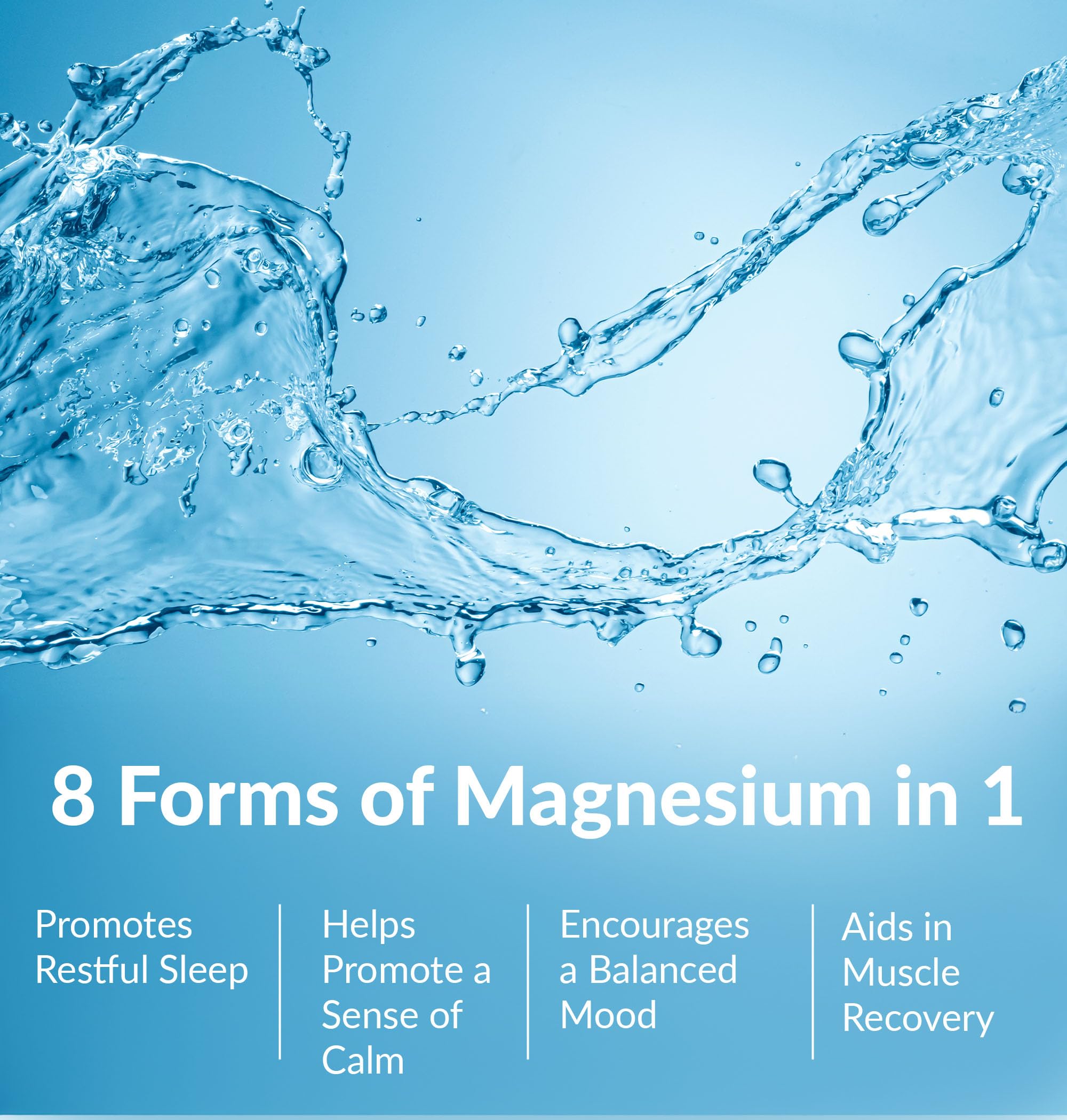 BiOptimizers Magnesium Breakthrough, etiqueta clara, información de forma de magnesio para uso diario