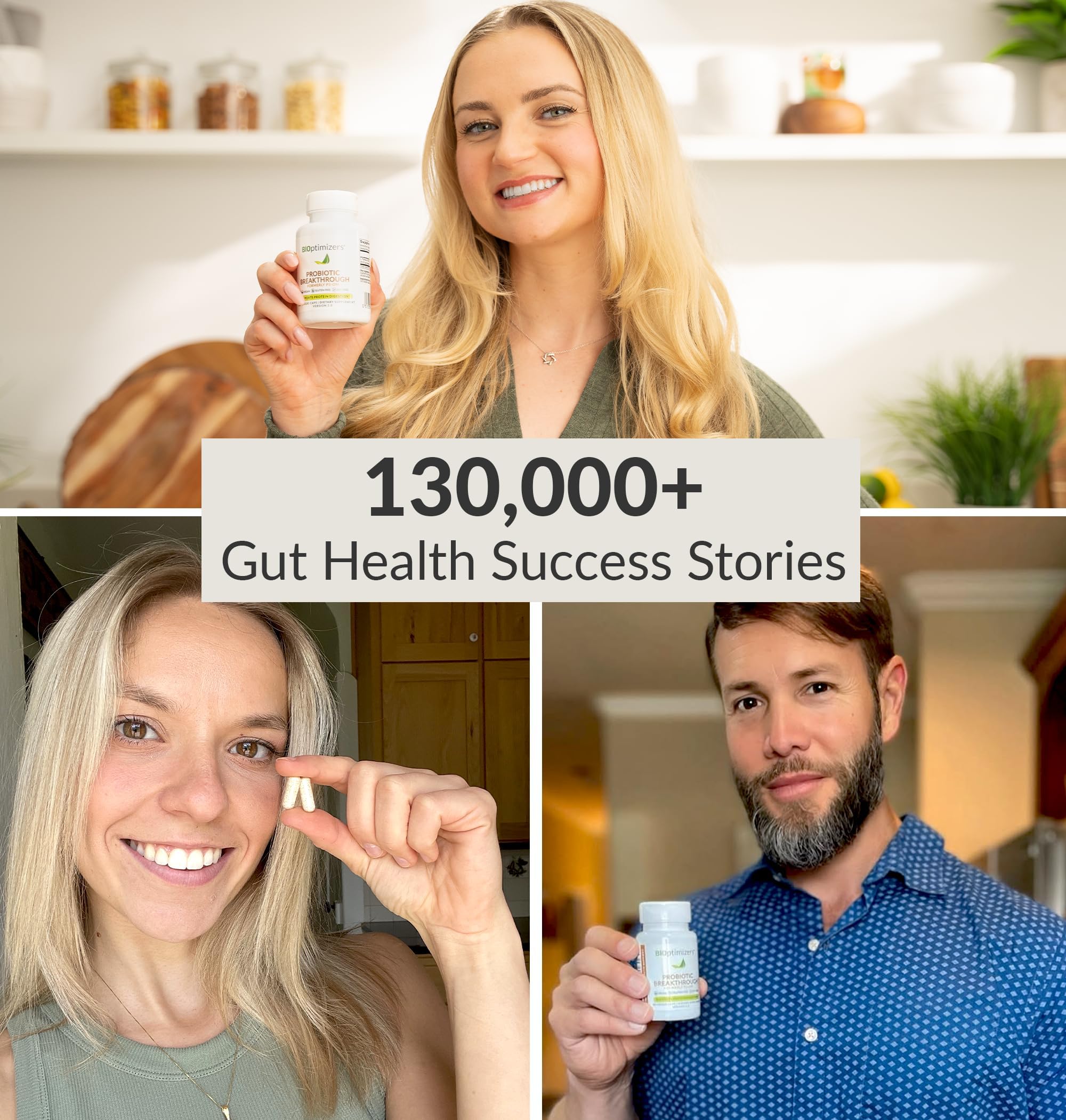 BIOptimizers Probiotic Breakthrough sin refrigeración, conveniente para estilo de vida activo
