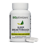 BIOptimizers Sleep Breakthrough cápsulas: botella frente para iniciar un sueño calmado.