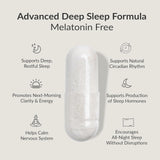 BIOptimizers Sleep Breakthrough mesa noche con agua: facilita tomar la dosis antes de dormir.