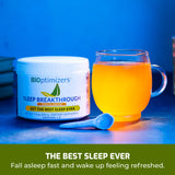 BIOptimizers Sleep Breakthrough ingredientes magnesio y zinc para apoyo natural al descanso.