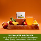 BIOptimizers Sleep Breakthrough preparación en taza con agua para una experiencia nocturna suave.