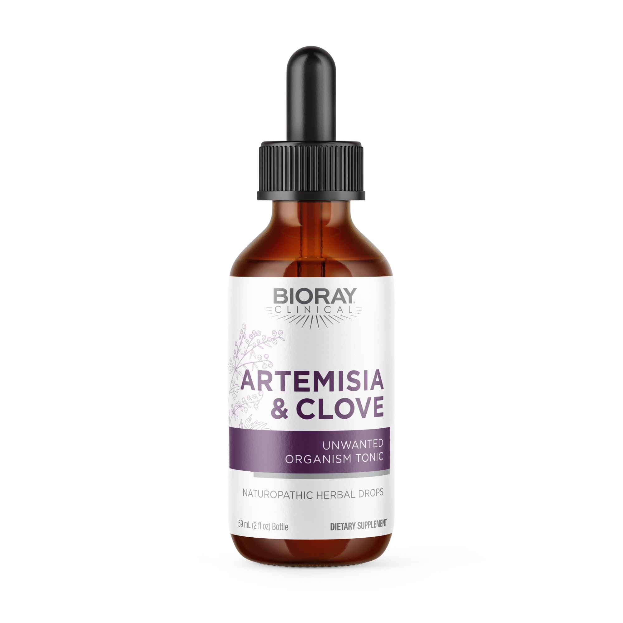BIORAY Artemisa y Clavo, bote vertido, apoyo para una digestión equilibrada