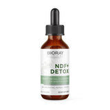 BIORAY Clinical NDF Plus frente-etiqueta, apoyo a la desintoxicación natural diaria.