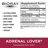 BIORAY cuidado adrenal diario dosis en agua para energía.
