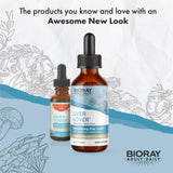 BIORAY Daily Liver Lover frasco, posible ayuda para piel radiante y tranquilidad diaria.