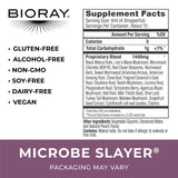 BIORAY Diario de Microbios, etiqueta clara para fácil identificación en estante.