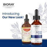 BIORAY Higado Vida: etiqueta con información de ingredientes orgánicos y alérgenos