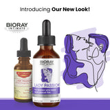 BIORAY Intimate Lady Passion etiqueta del producto, lista de ingredientes sin OGM y gluten