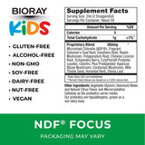 BIORAY Kids NDF Focus Citrus gotero para uso diario y energía estable