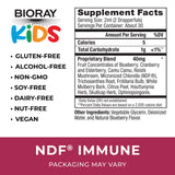 BIORAY Kids NDF Inmune, dosis con gotero, uso diario fácil para niños.