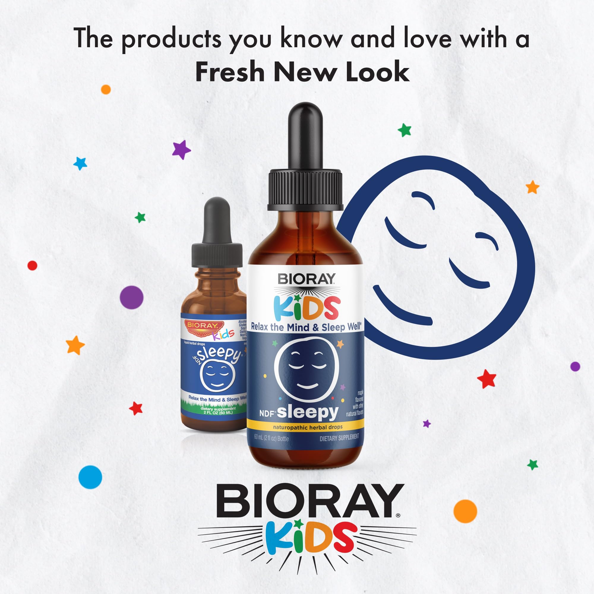 BIORAY Kids NDF Sleepy Maple, dosis en gota, facilita una experiencia nocturna tranquila