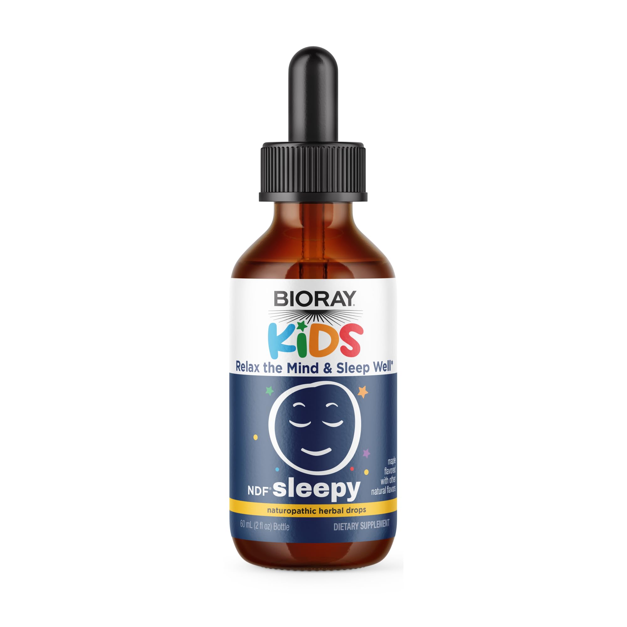 BIORAY Kids NDF Sleepy, vertido de la botella para relajación nocturna del niño