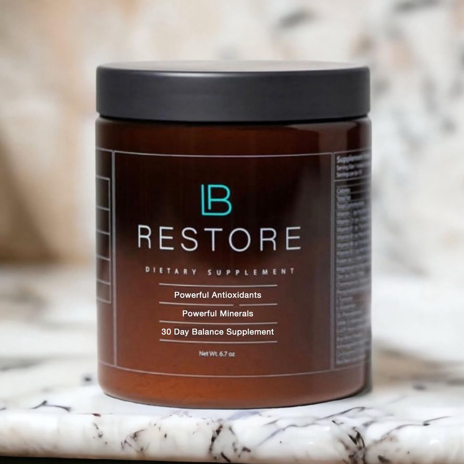 BioRebalance Restore CoQ10 e ingredientes clave para energía diaria