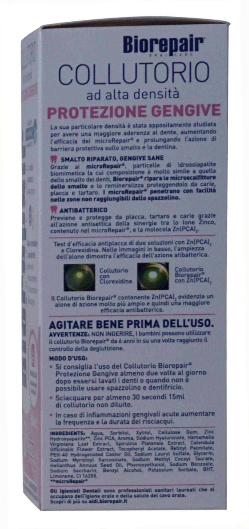 Biorepair colutorio para uso diario, protección frente a irritación gingival