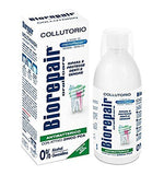 Biorepair Colutorio 500 ml, botella en primer plano, limpieza suave para la rutina