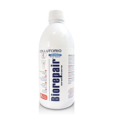 Biorepair Colutorio 500 ml, uso diario en el baño, aroma fresco y limpio
