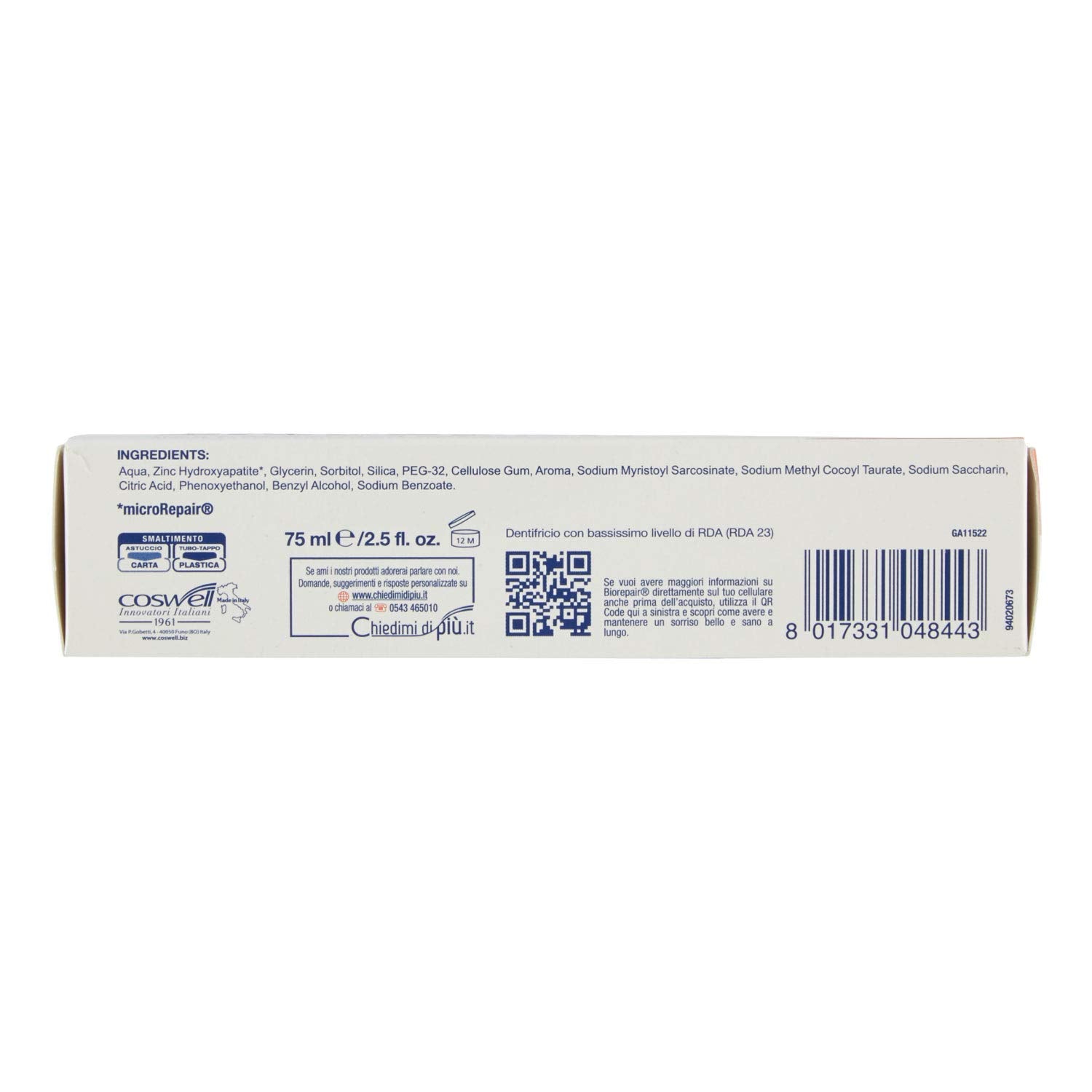 Biorepair-empaque-italiano-importacion: calidad italiana en empaque compacto.