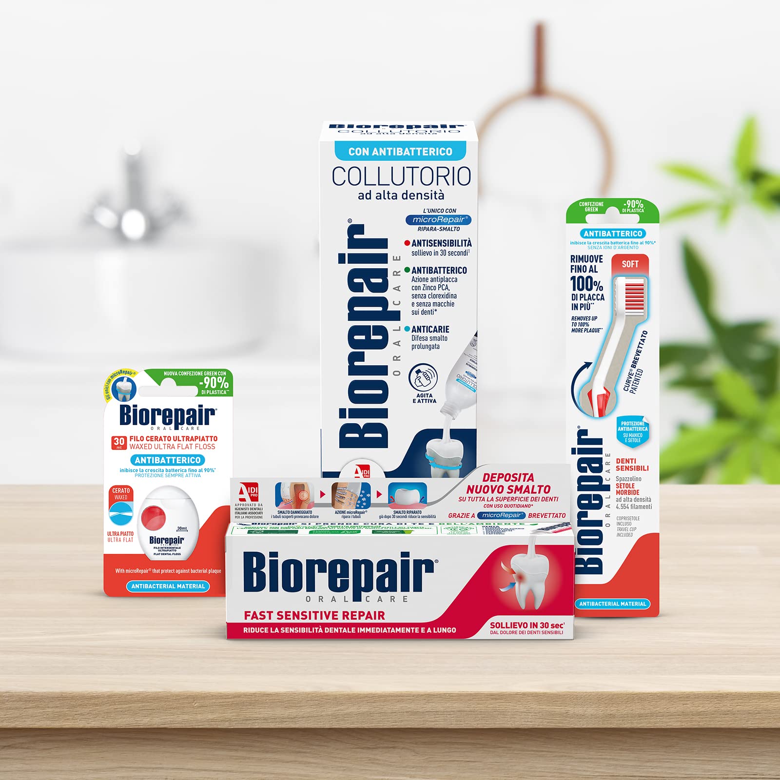 Biorepair Enjuague Bucal aroma suave, experiencia sensorial agradable