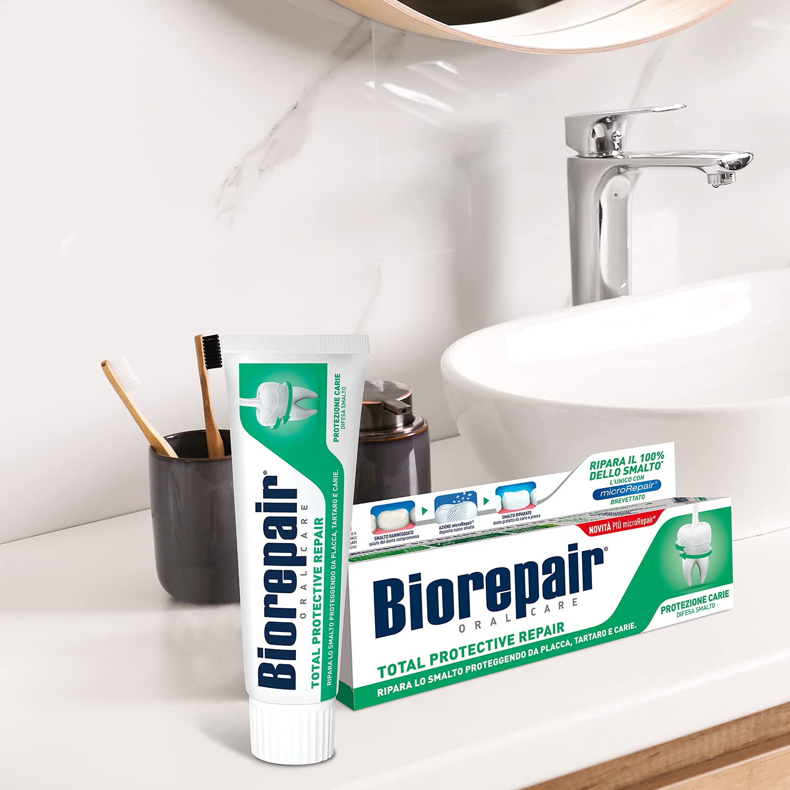 Biorepair envase italiano: diseño y packaging de calidad