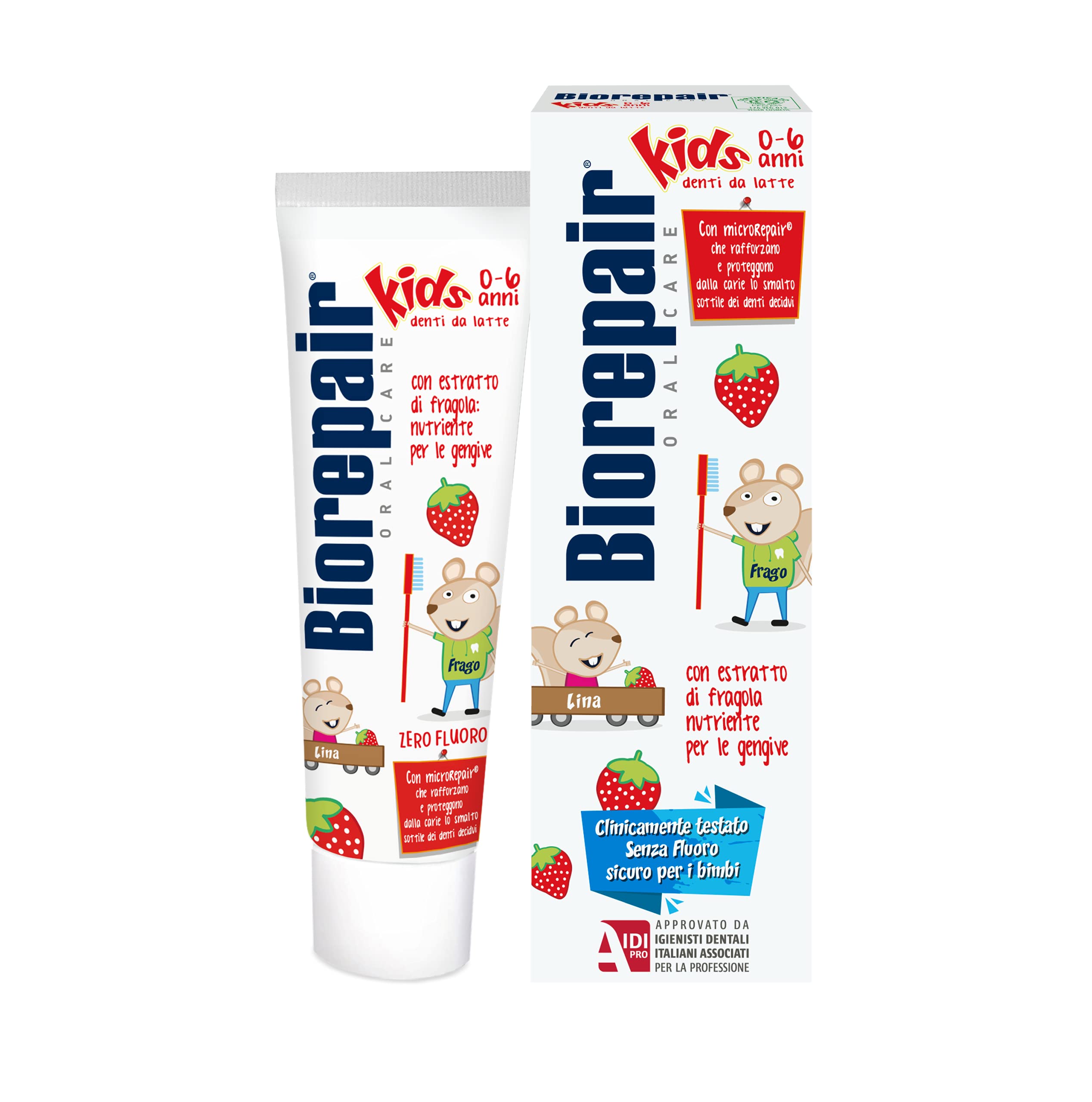 Biorepair Junior 50 ml, pasta dental infantil para uso diario
