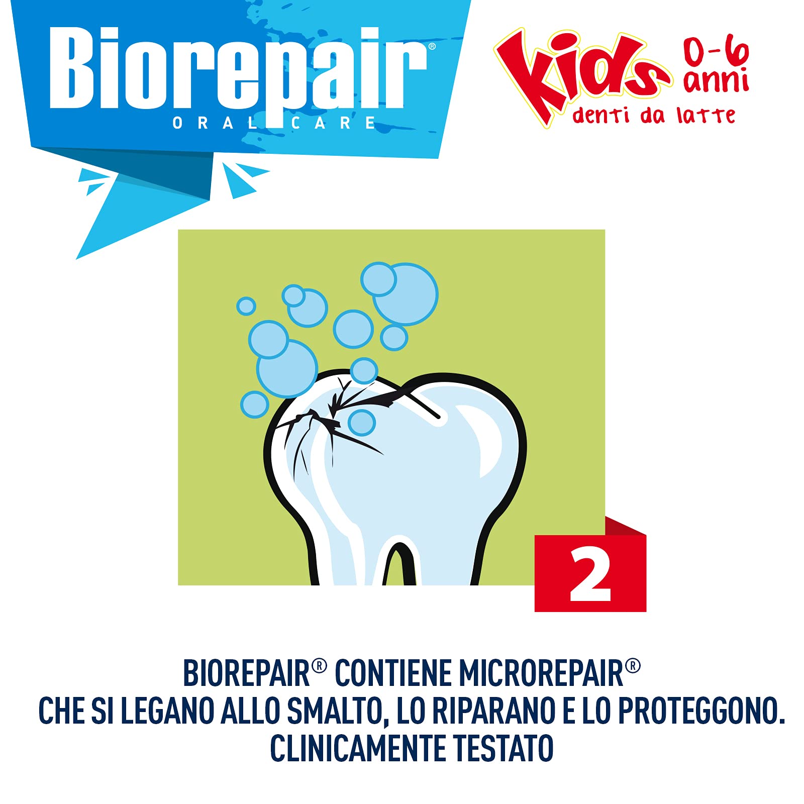 Biorepair Junior sonrisa niño, cuidado bucal diario