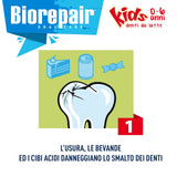 Biorepair Junior close-up de tubo dental, textura cremosa