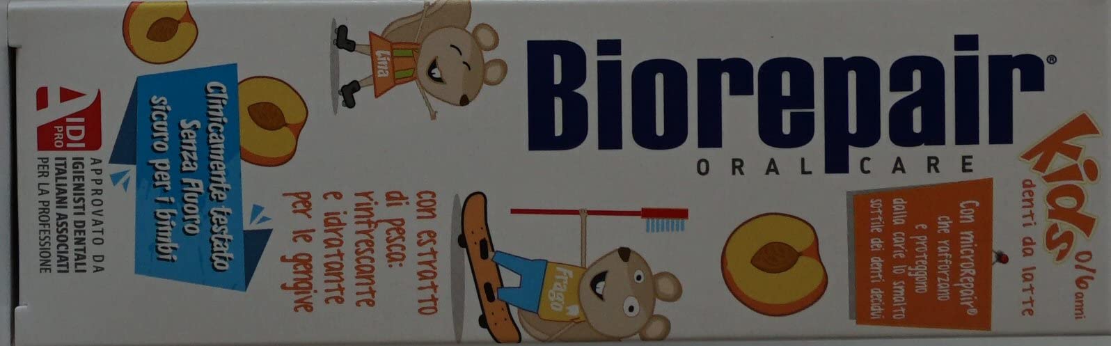 Pasta Biorepair Kids sin fluoruro para infancia