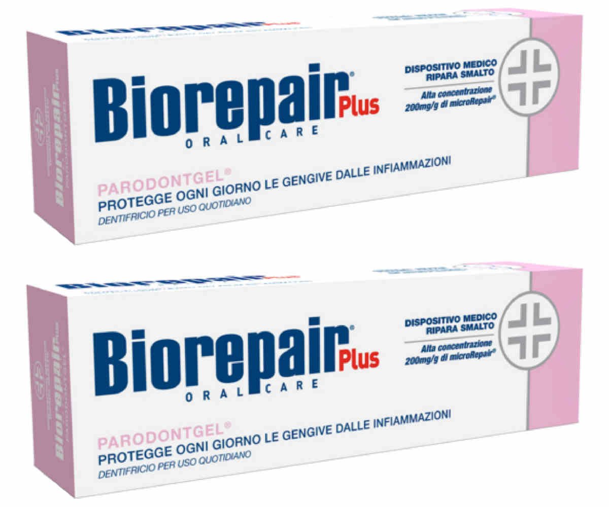 Biorepair Parodontgel tubo 75ml para cuidado diario de encías y esmalte.