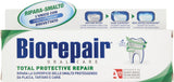 Biorepair: pasta dental reparadora de esmalte, tubo de 75 ml para uso diario.