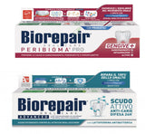 Biorepair Set 2 pasta dental 75 ml en tubo, limpieza diaria suave