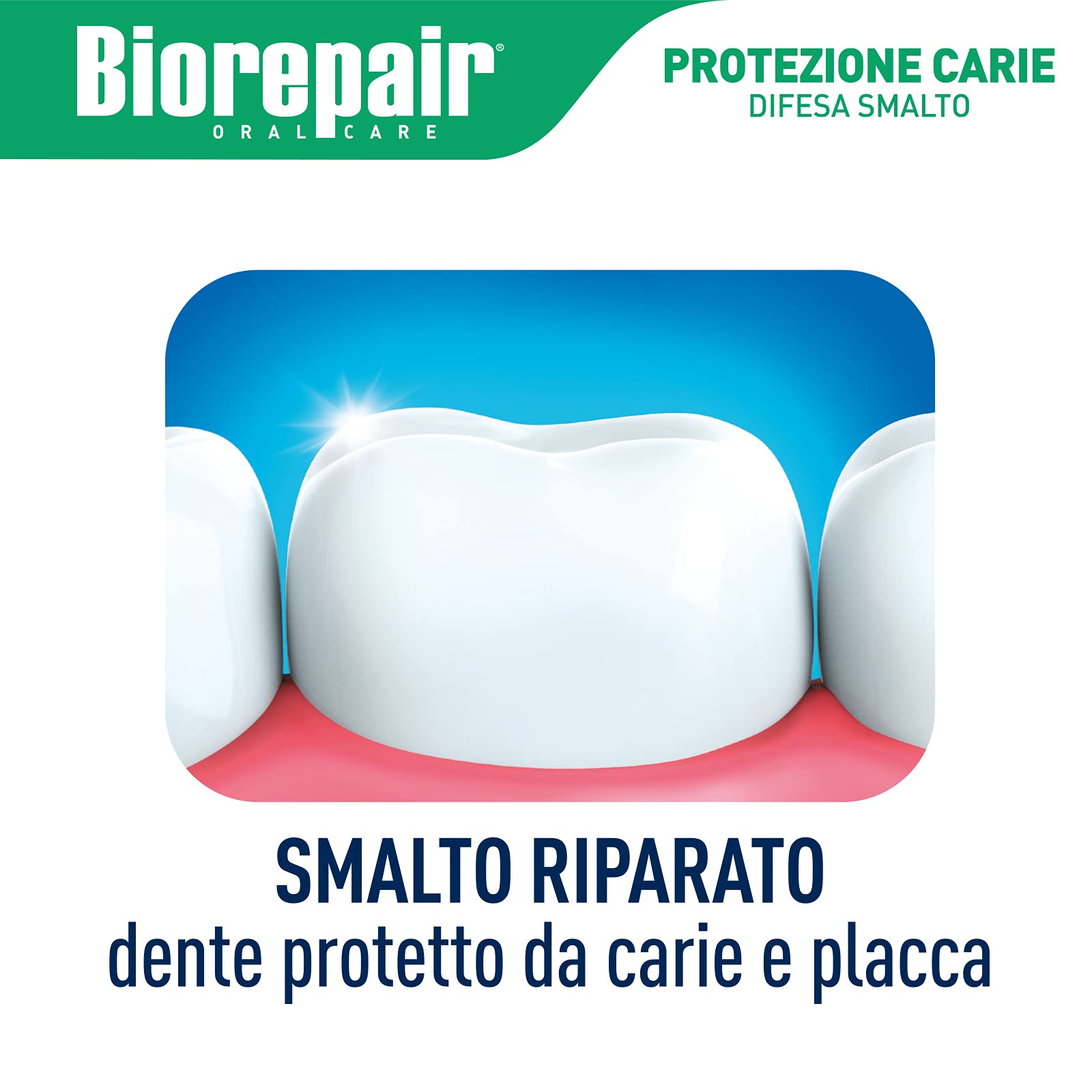 Biorepair sonrisa saludable: cuidado suave para esmalte y dentina