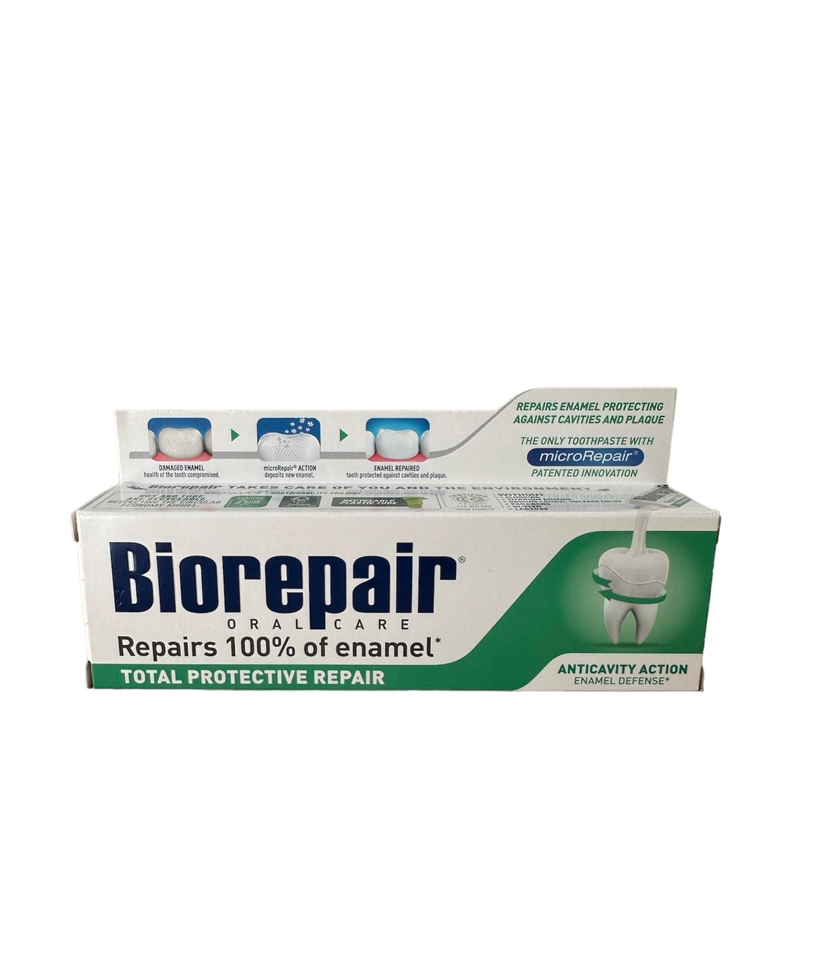 Biorepair Total Protective Repair: tubo de pasta dental con microRepair para reparar esmalte.
