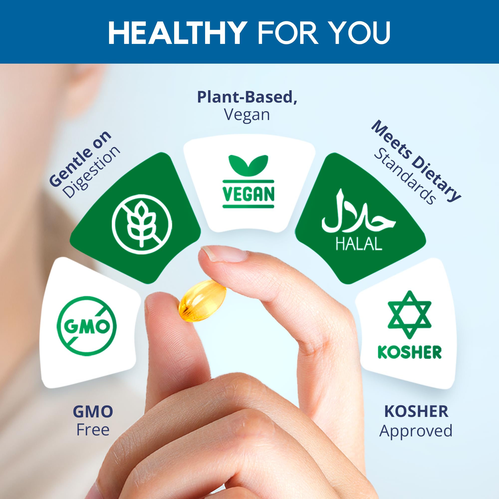 Biorixil etiqueta omega-3 destaca pureza y compromiso con ingredientes.