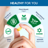 Biorixil etiqueta omega-3 destaca pureza y compromiso con ingredientes.