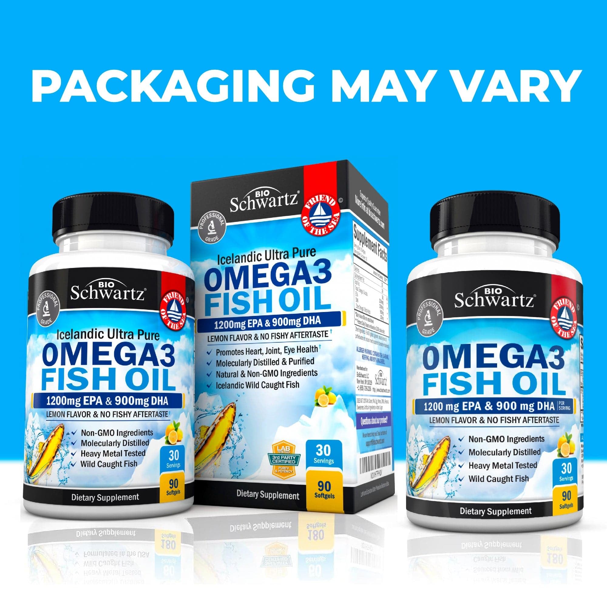 BioSchwartz Omega-3: cápsulas suaves para absorción diaria eficiente