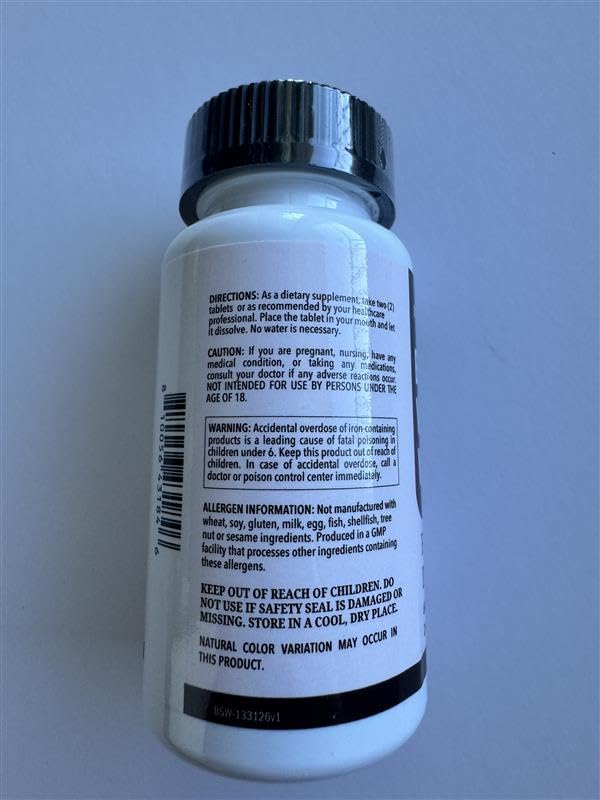 BioSchwartz Bariátrica primer plano de tableta masticable