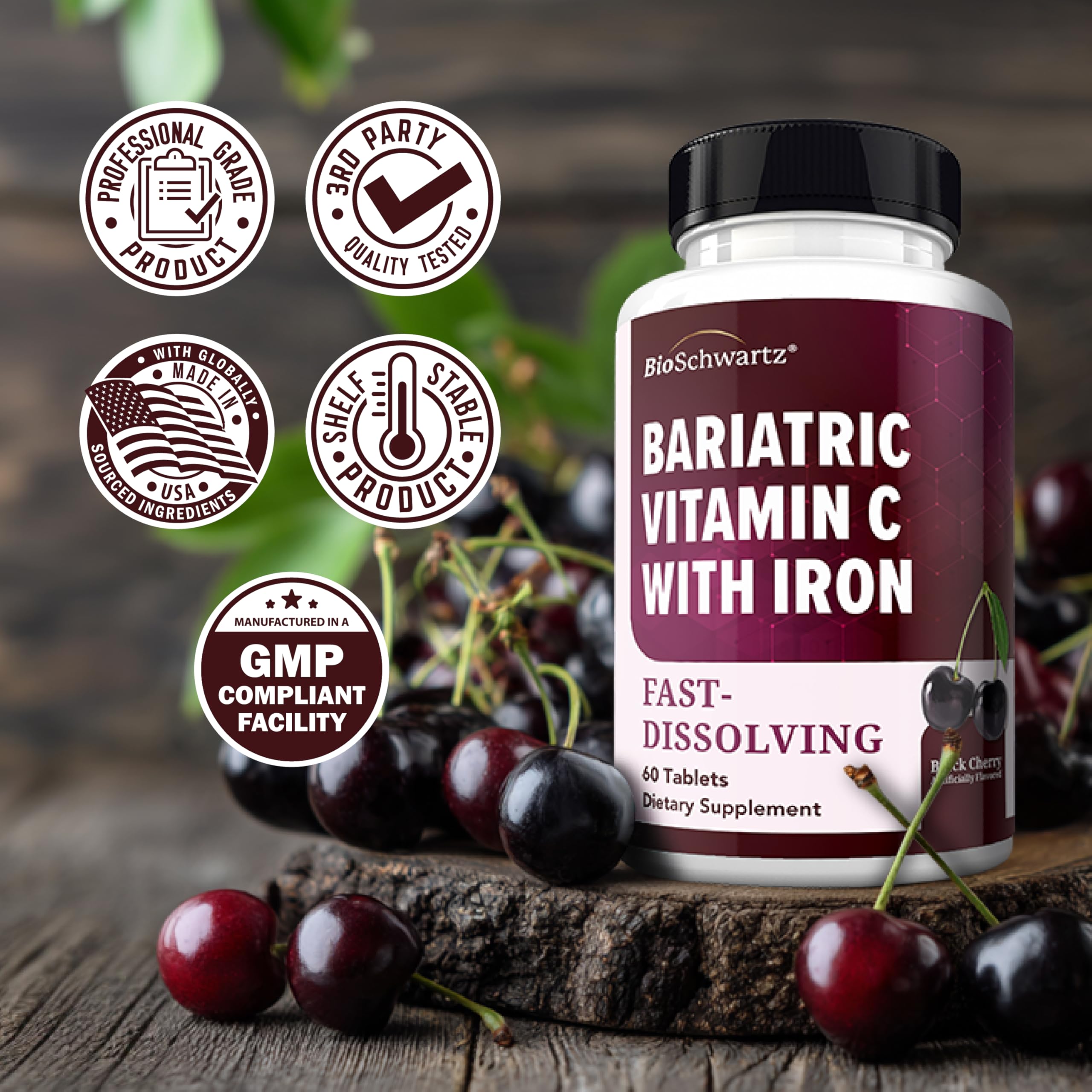 BioSchwartz Bariátrica tabletas sin azúcar para rutina saludable