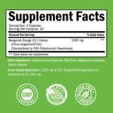 Frasco BioSchwartz Bergamota Cítrica, fórmula vegana y libre de gluten para consumo diario.