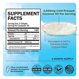 BioSchwartz cápsulas brillantes de coco aporte práctico para energía diaria