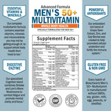 BioSchwartz cápsulas de multivitaminas 50+ para uso diario y salud general