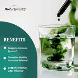 BioSchwartz clorofilo detox natural, enfocado en apoyo corporal diario.