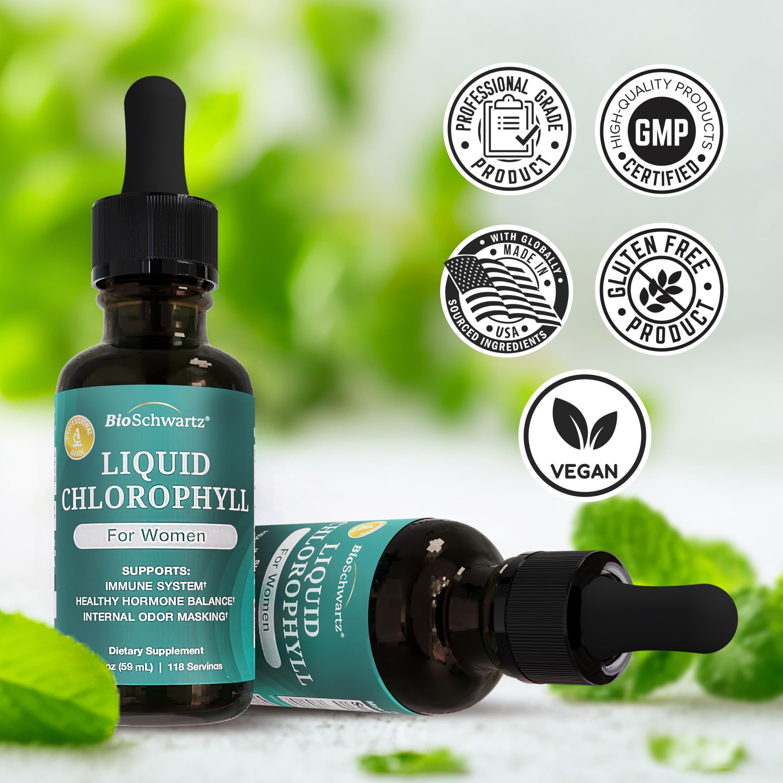 BioSchwartz clorofilo energía natural, incrementa vitalidad diaria.