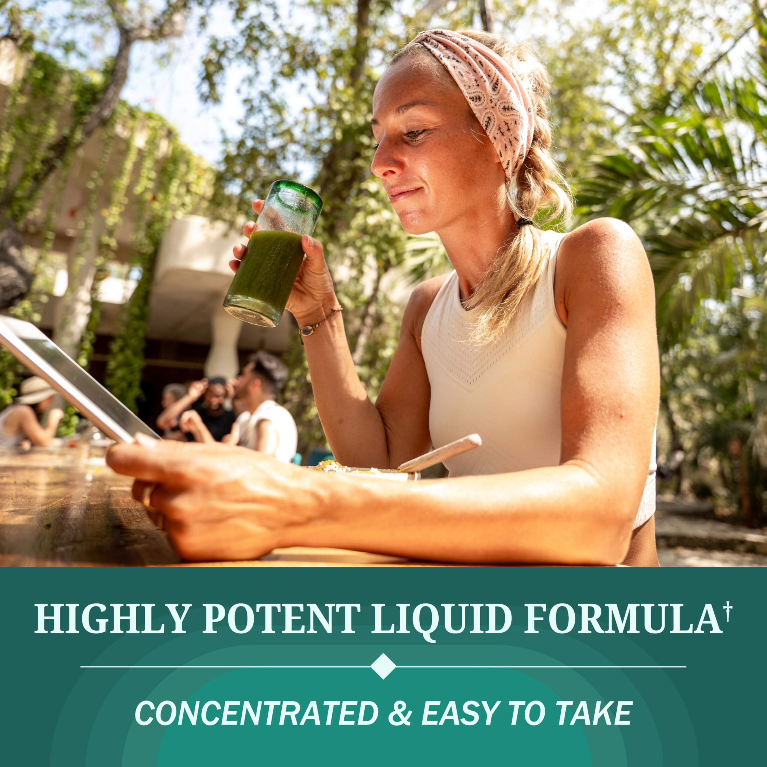 BioSchwartz clorofilo gotas para uso diario, fácil de incorporar.