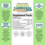 Capsulas BioSchwartz Garcinia Cambogia en la mano, dosis diaria para hábitos saludables.