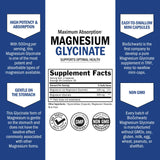 BioSchwartz glicinato de magnesio 500 mg, uso nocturno para apoyar el bienestar.